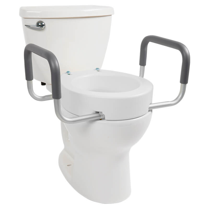 Vive Raised Toilet Seat with Arms